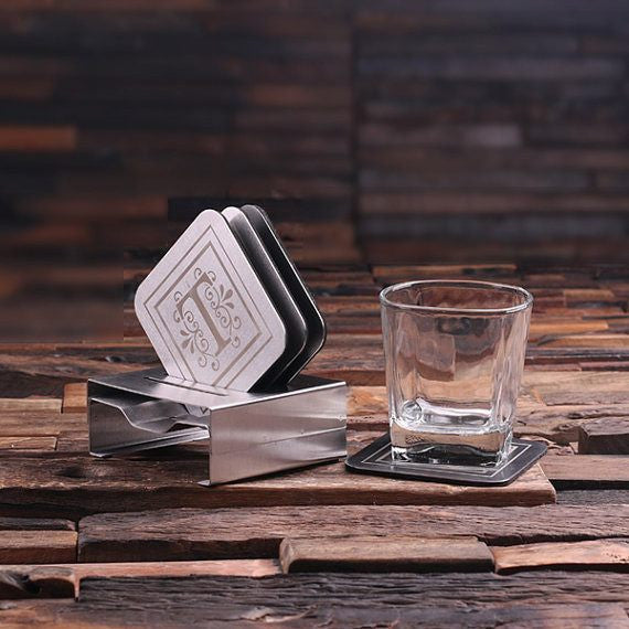 Personalized deals drink coasters