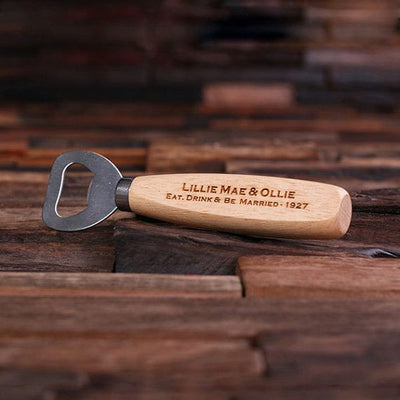 Leather Bottle Opener - Groovy Guy Gifts
