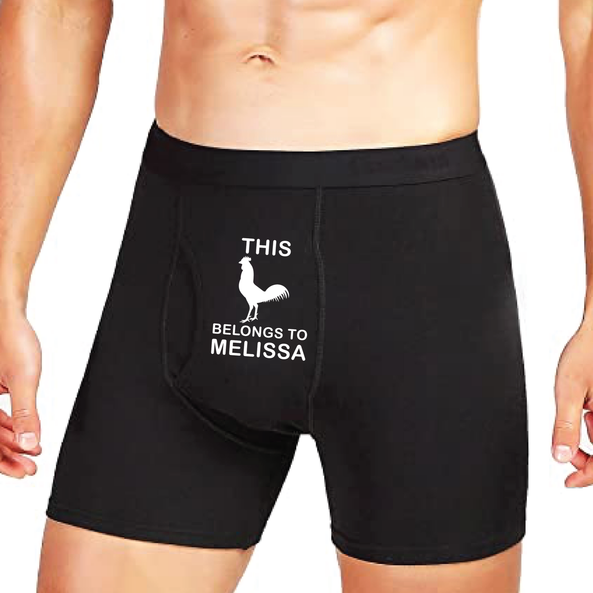 Custom Boxers with Photo/Text/Name Men's Funny Personalized Briefs