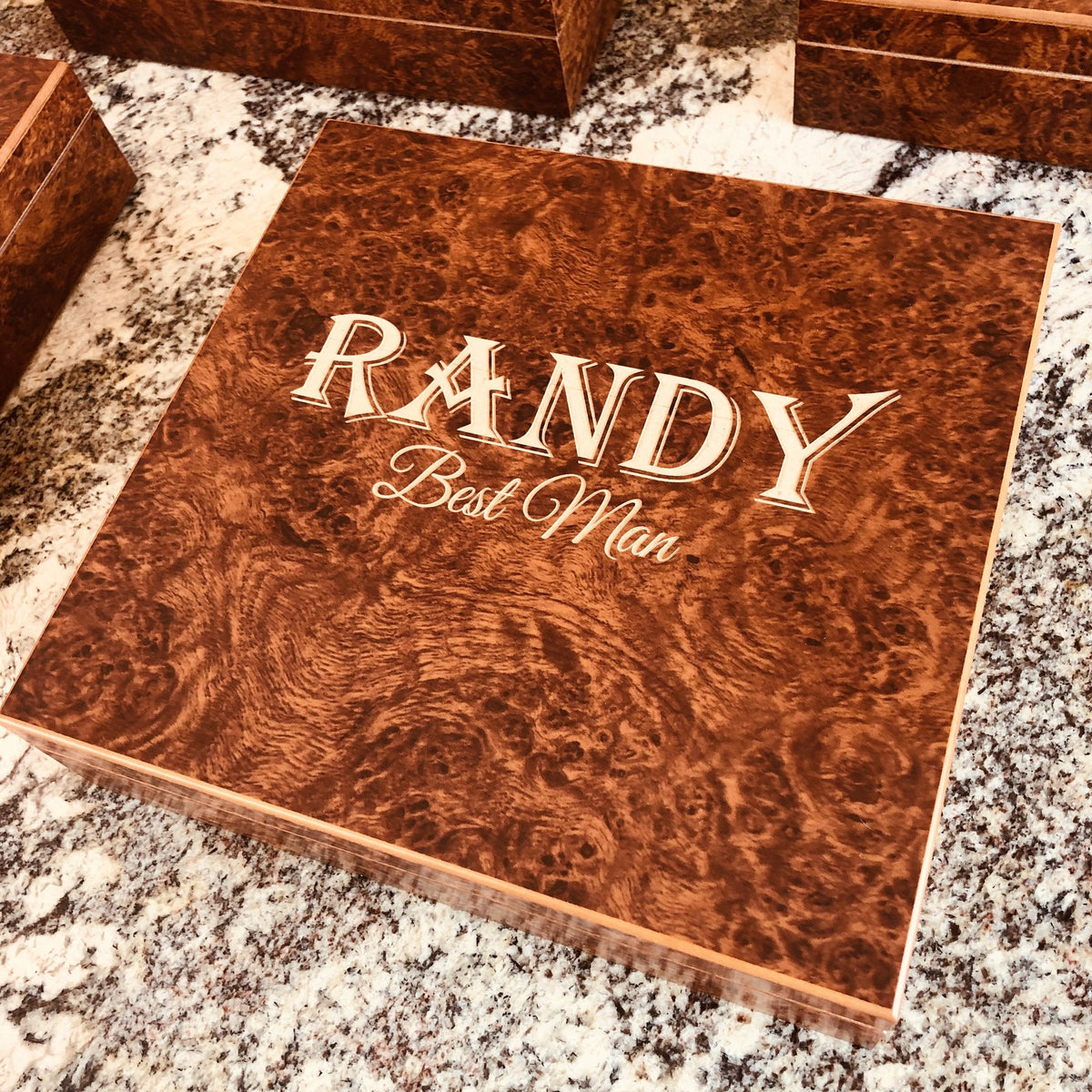 Burl Personalized Humidor