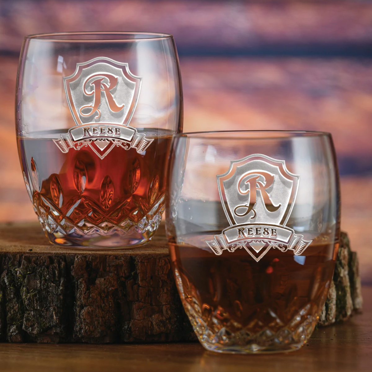 Crystal Whiskey Glass Set