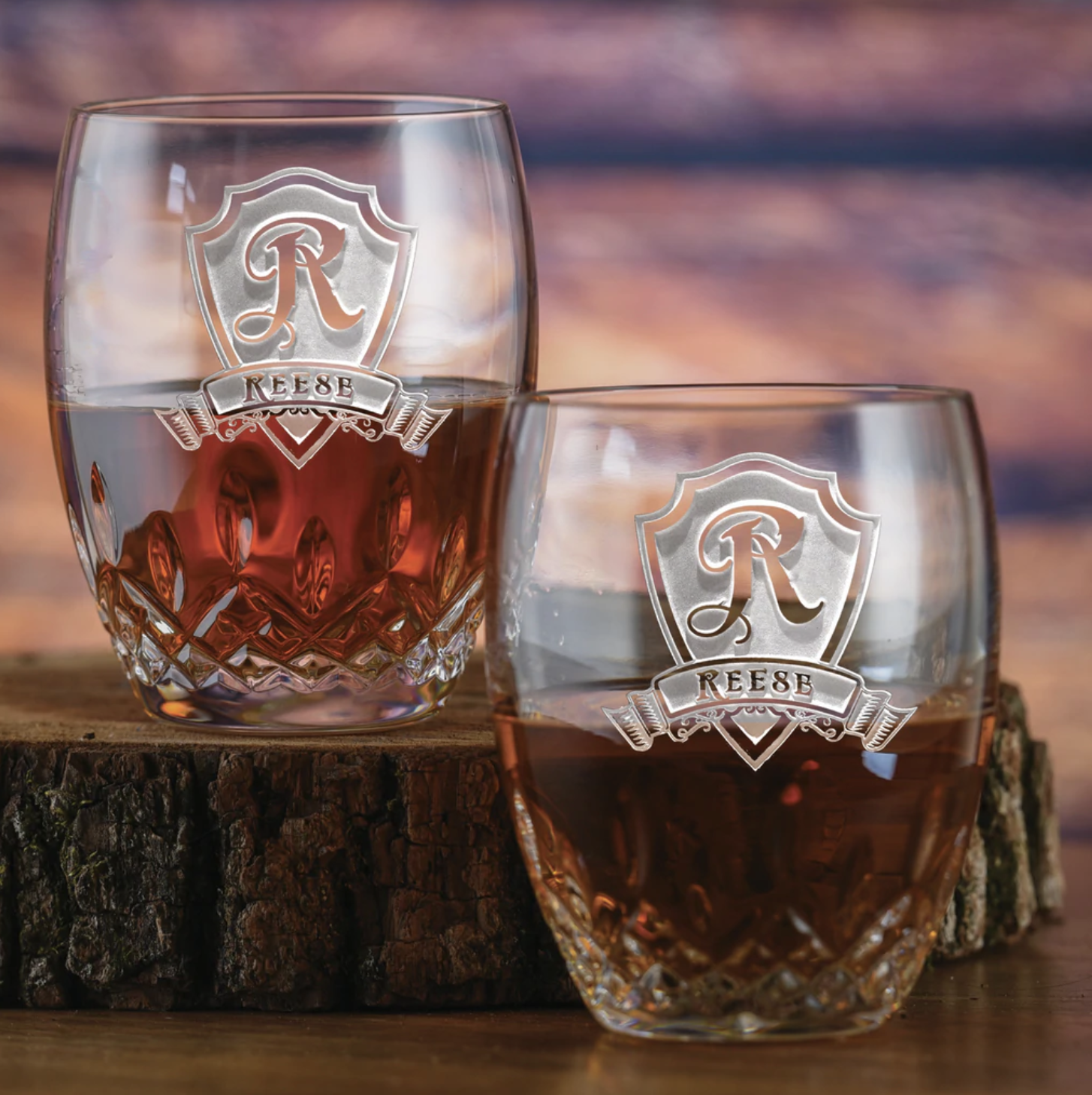 Crystal Whiskey Glass Set