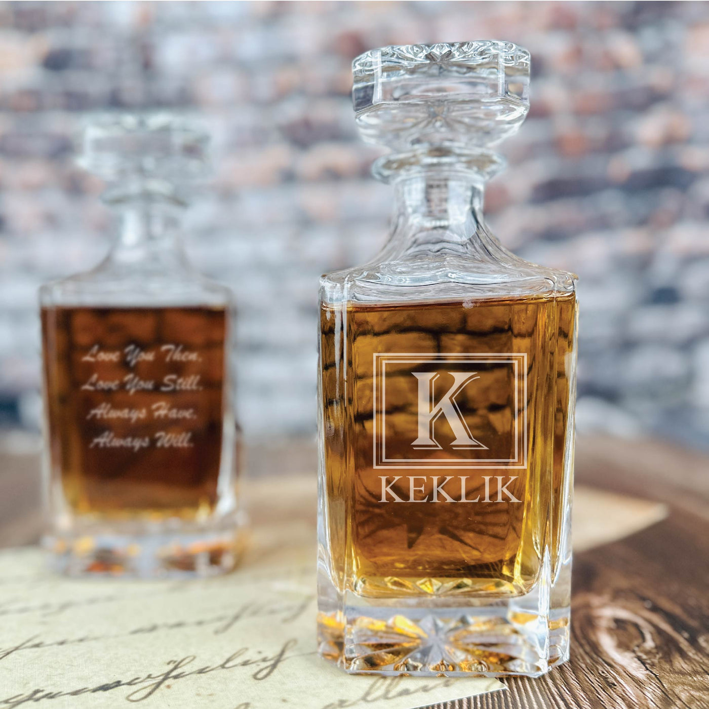 Personalized Decanter with Custom Message Sentimental Gift for Men ...