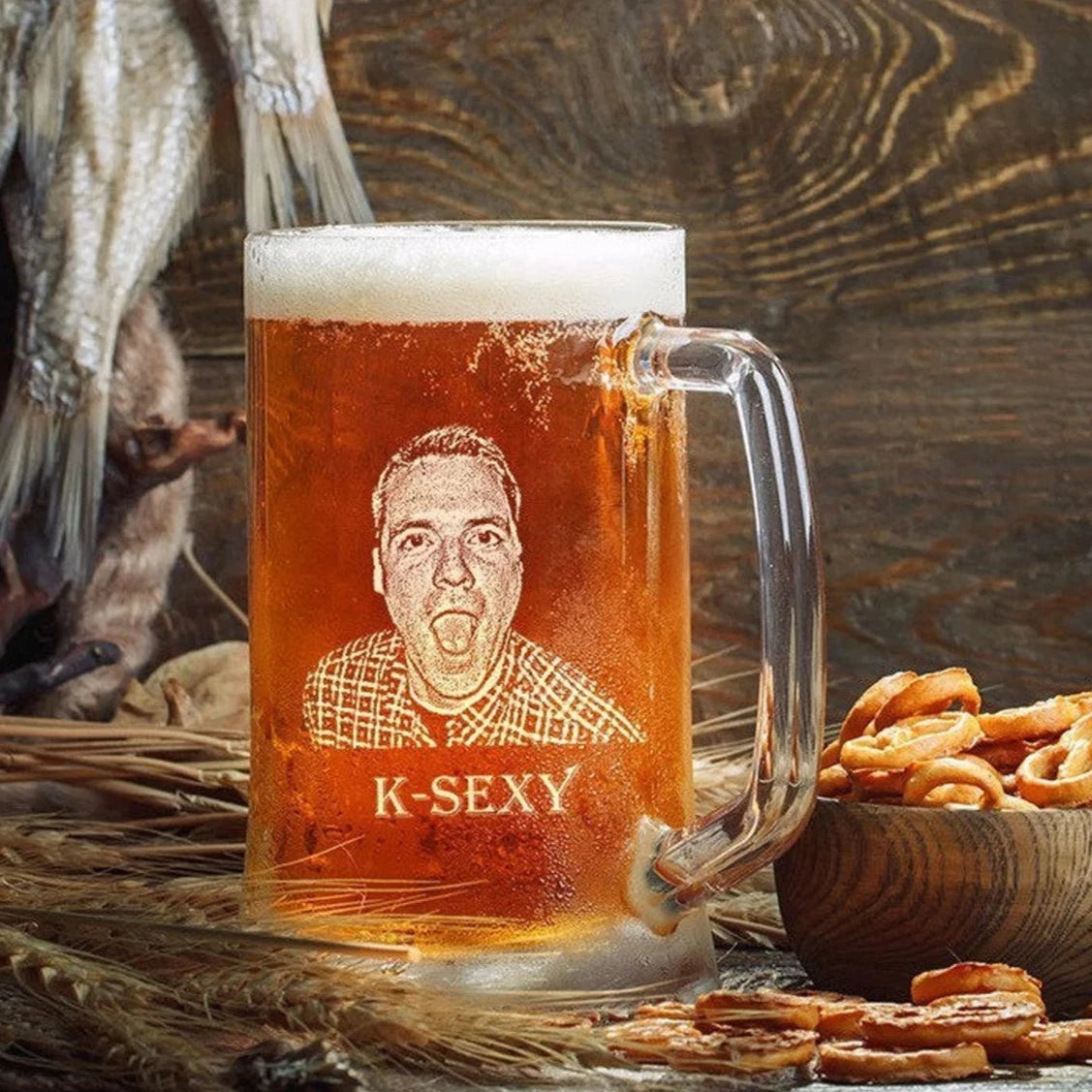 Custom Picture on Beer Mug