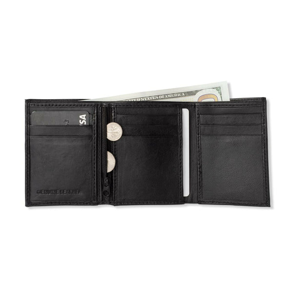 Personalized Small Fold Over Wallet. Leather Fold Over Wallet