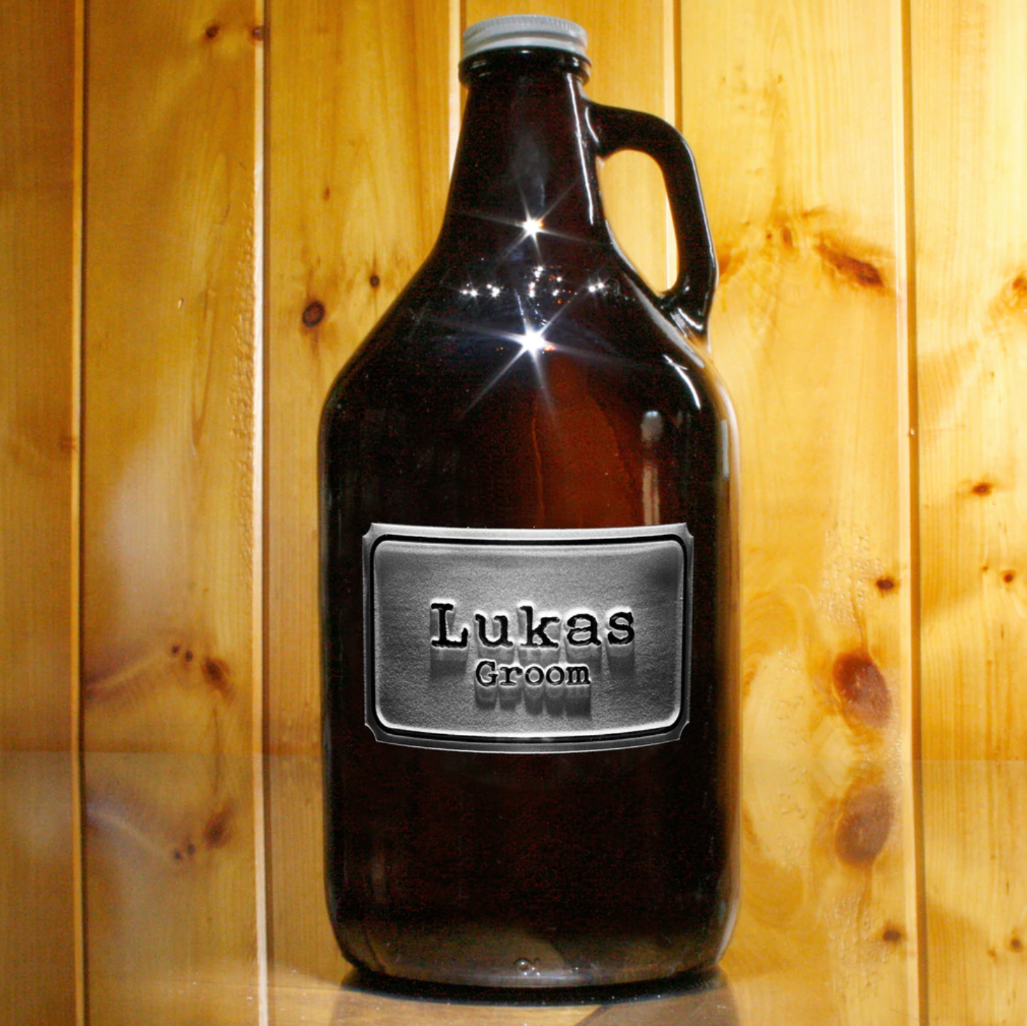 Sand Engraved Beer Growler