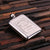 Engraved Stainless Steel Sleek Flask