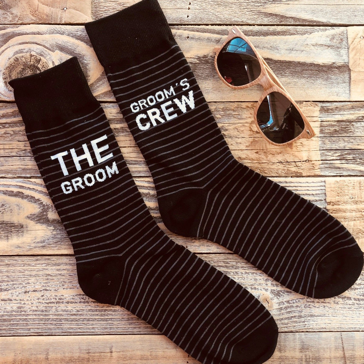 Groomsmen Black Socks