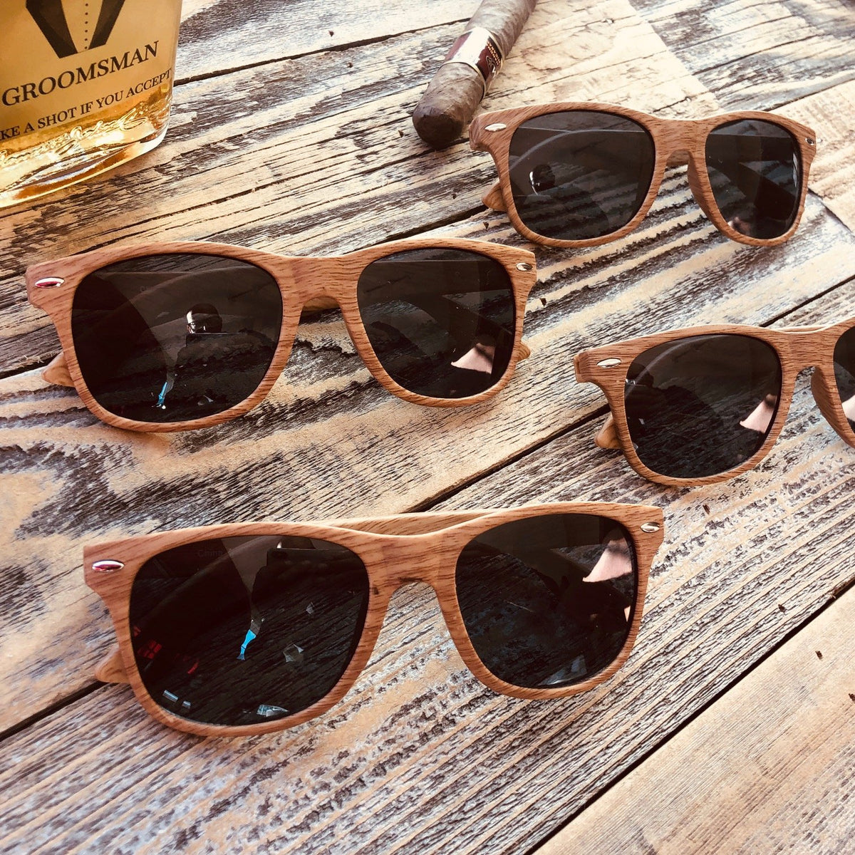 Groovy Wooden Sunglasses