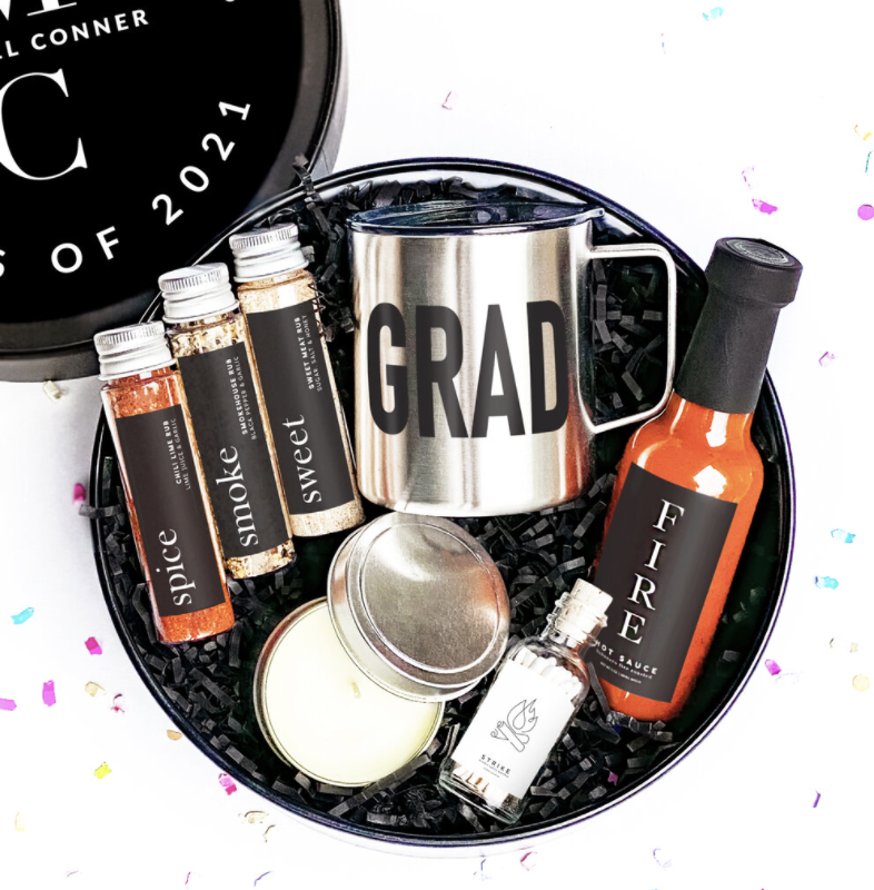 Hot Sauce Graduation Gift Box