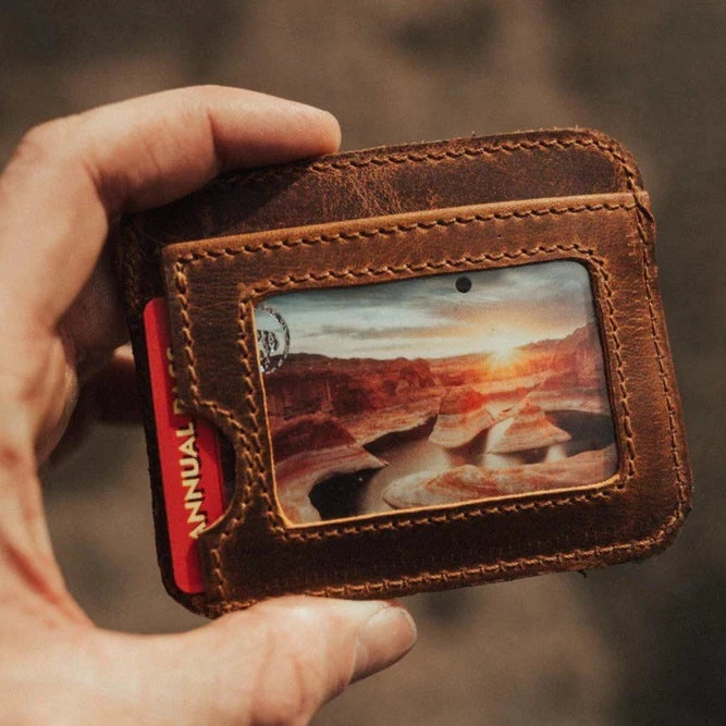 Top Grain Leather Minimalist Wallet