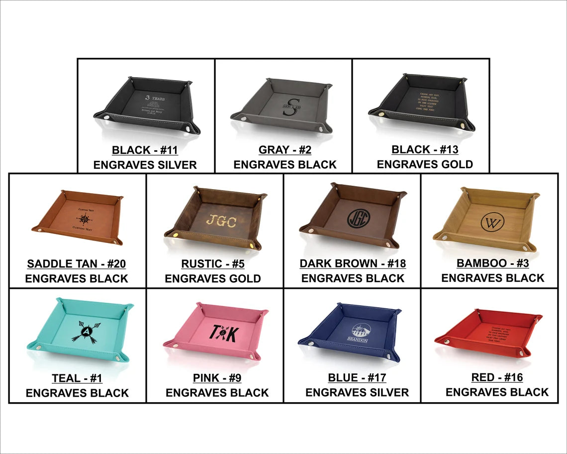 Fabric Valet Tray – Monograms For Me