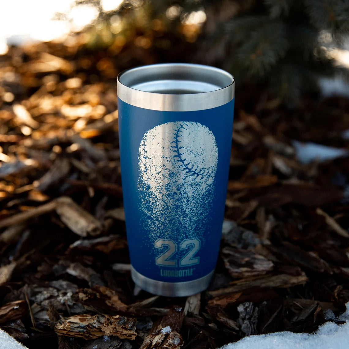 20oz Baseball Personalized Tumbler