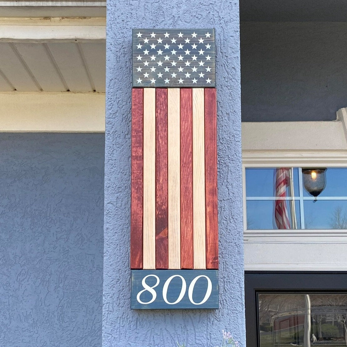 Wooden Address Sign