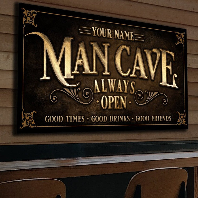 Personalized Man Cave Sign