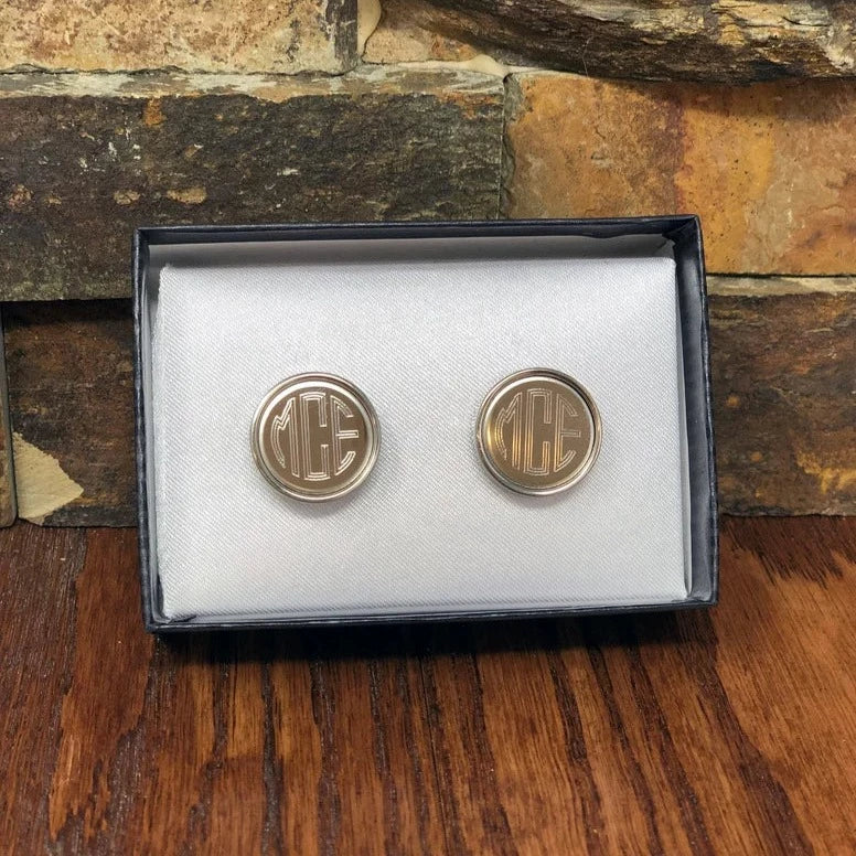 Custom Silver Cufflinks