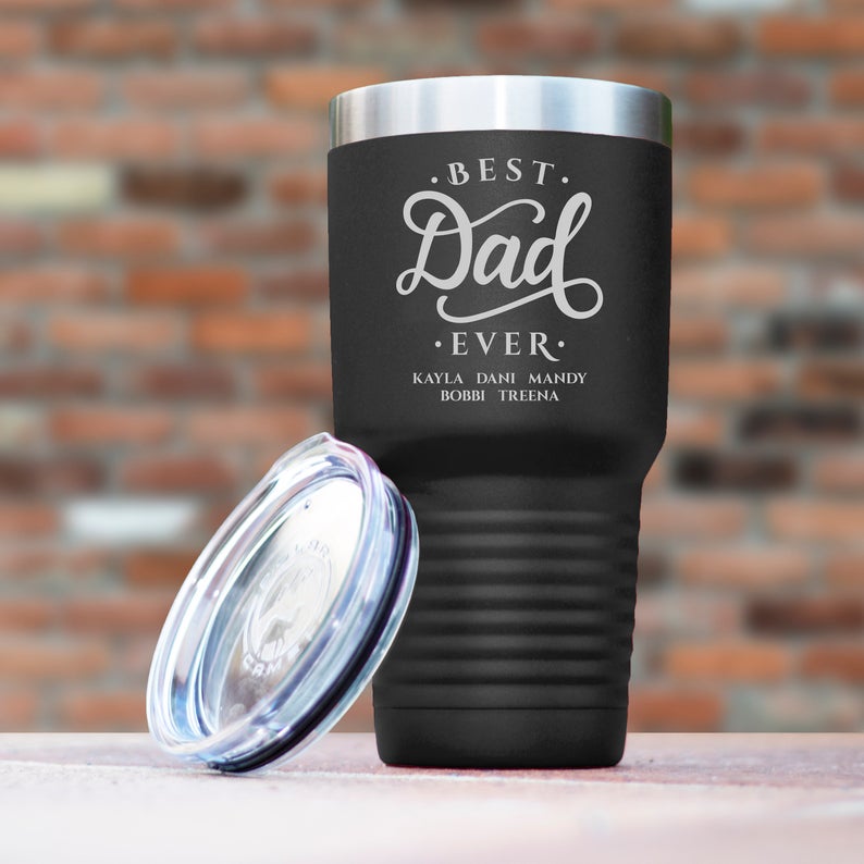 Best Dad Ever Personalized Tumbler