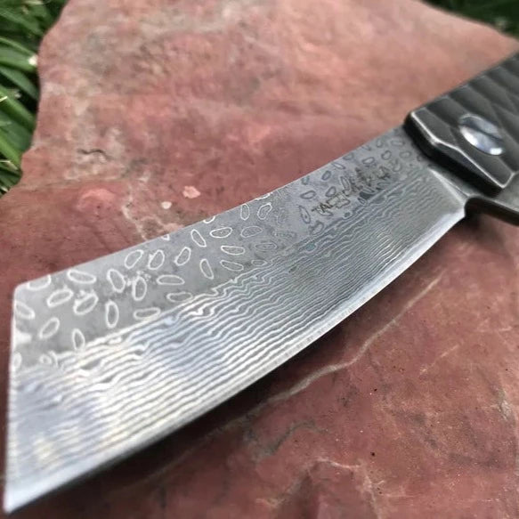 Damascus Cleaver Knife