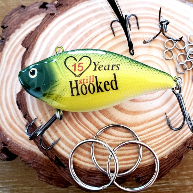 Fishing gift for man Personalized lure in gift box bait for fisherman –  AarteDesign