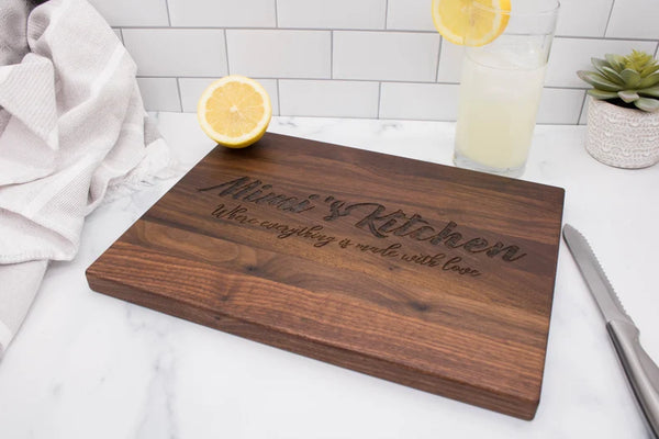 Engraved Charcuterie Board with Knives - Groovy Guy Gifts