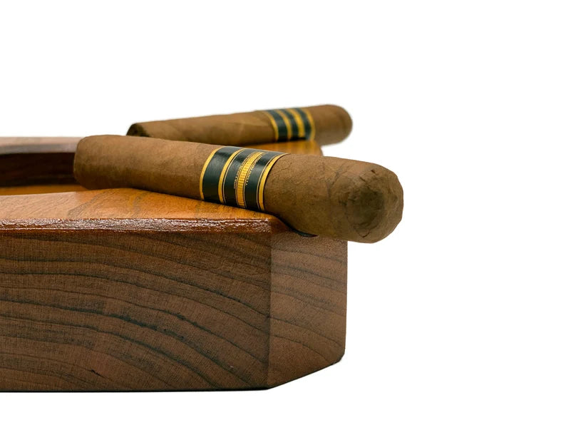 Personalized Wood Cigar Ashtray