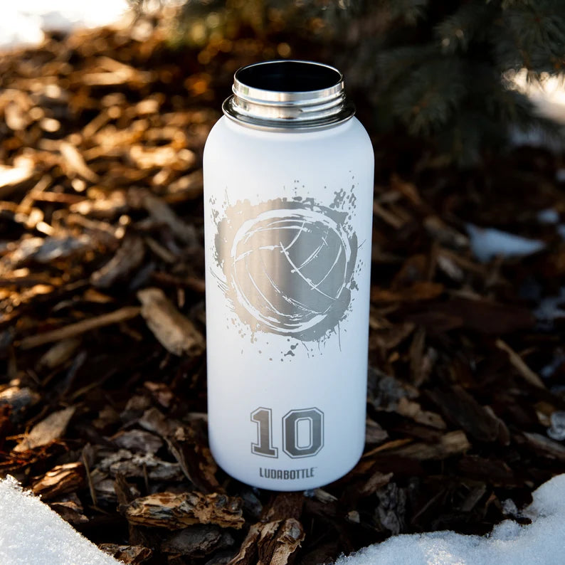 Volleyball Engraved Water Bottle