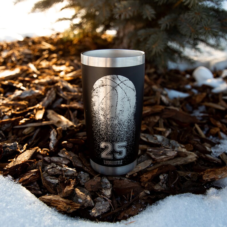 20oz Basketball Personalized Tumbler