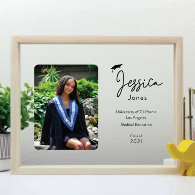 Custom Framed Graduation Plaque