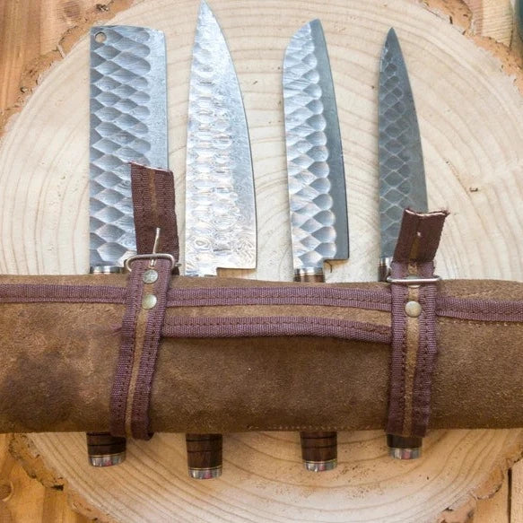 Damascus Chef Knife Set