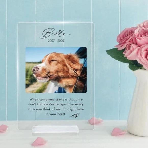 Personalized Pet Memorial Plaque