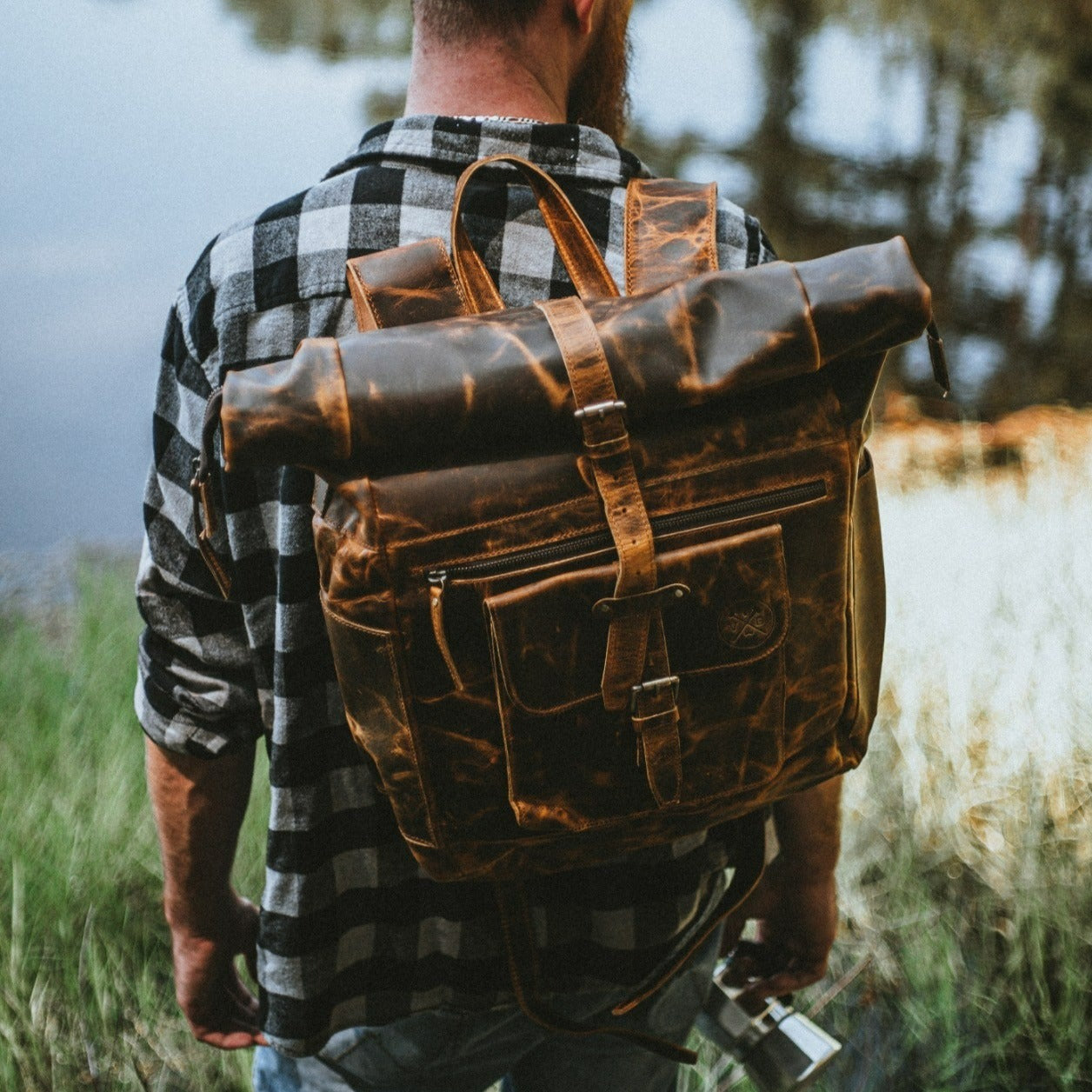 Buffalo Leather Backpack