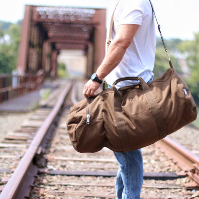 Personalized Duffle Bag for Men - Custom Weekender Bag - Groovy Guy Gifts
