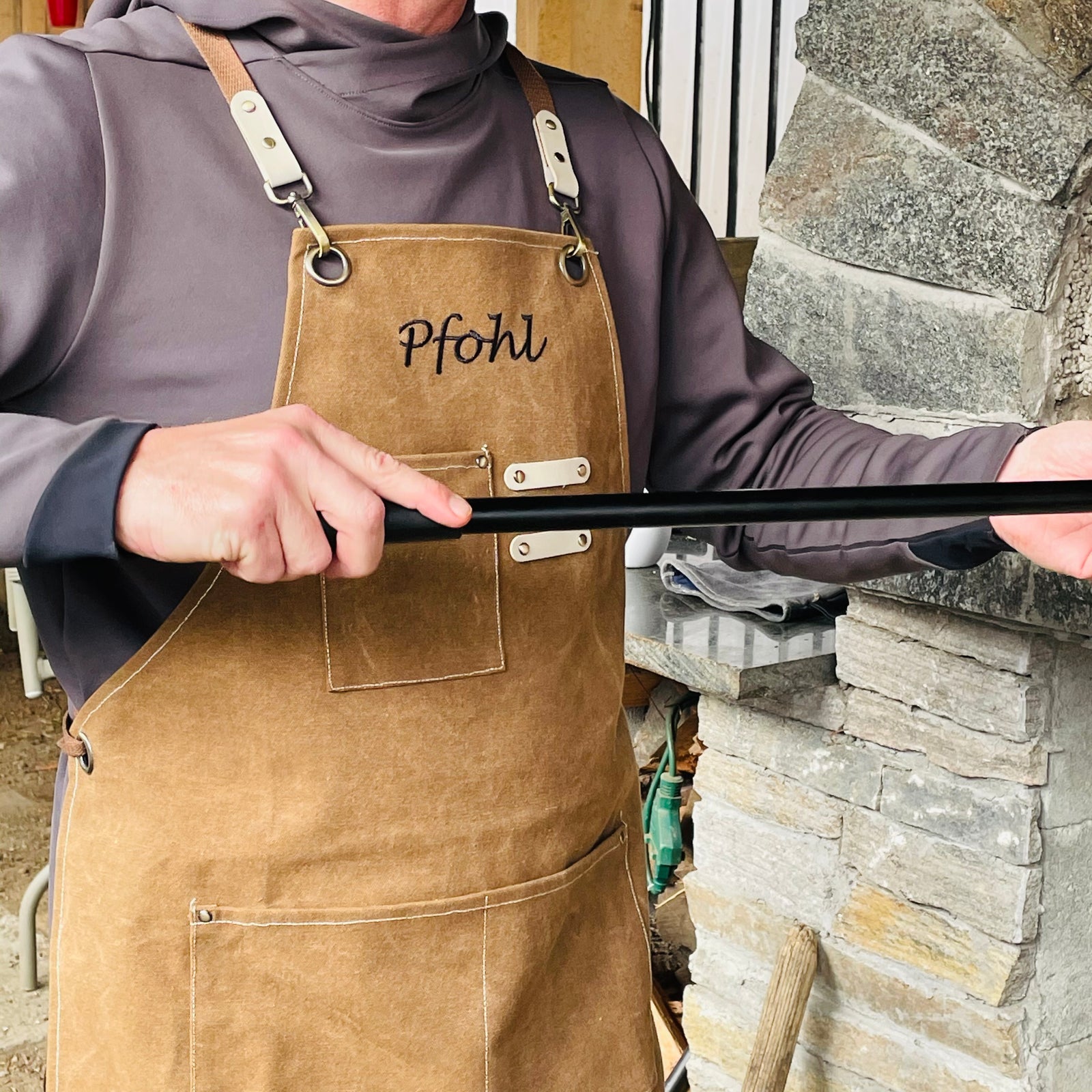 Custom personalized apron for men with name or monogram