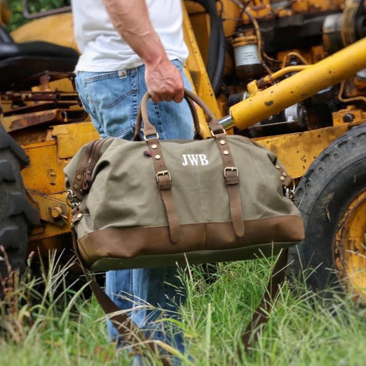 Personalized Weekender Bag for Men Custom Travel Bag Groovy Guy Gifts