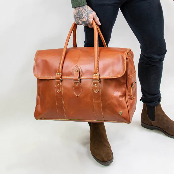 Saddle Leather Weekender