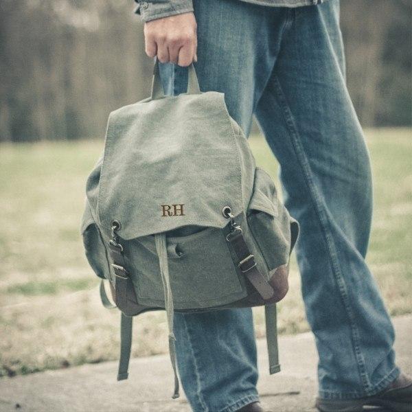 Monster Hunter Canvas Backpack Casual Bag Hiking Laptop Rucksack Shoulder  Bag