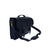 Navy Leather Messenger Bag