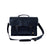 Navy Leather Messenger Bag