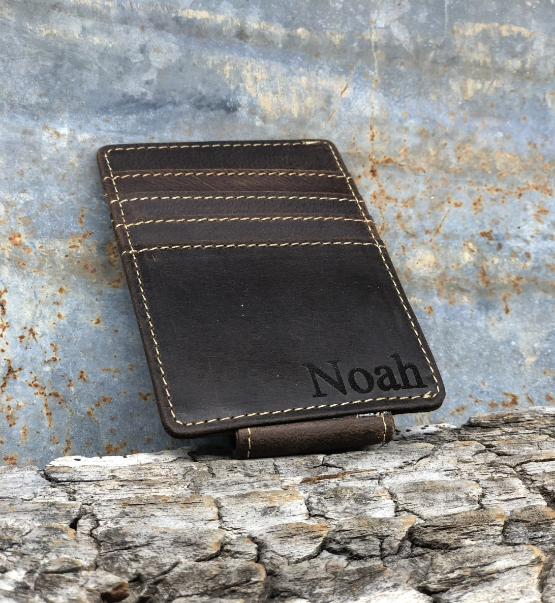 Classic Leather Money Clip