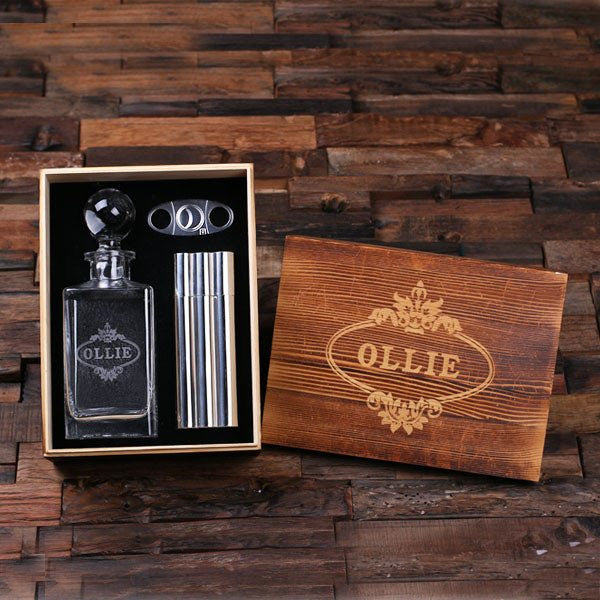 Personalized Whiskey Crate, Drinking Gifts