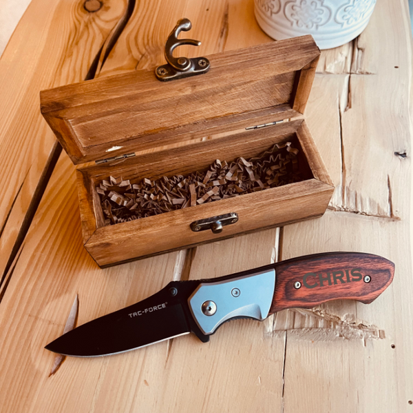 Custom Birthday Knife in Box - Groovy Guy Gifts