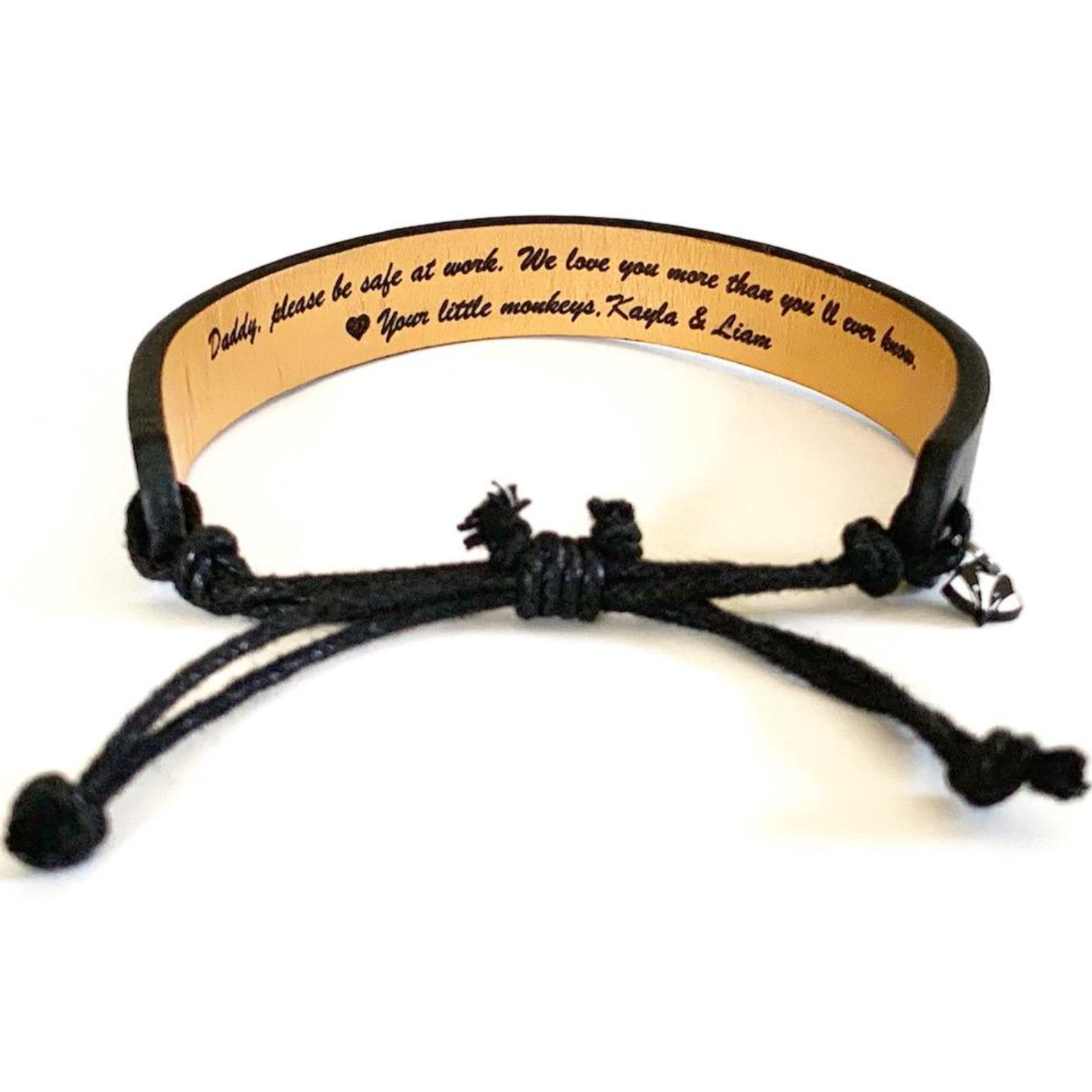Buy Personalized Bracelet Set, Men's Custom Leather Bracelets, Engraved  Beaded Bracelet for Men, Name Bracelet, Husband, Boyfriend, Dad Gift Him  Online in India - Etsy